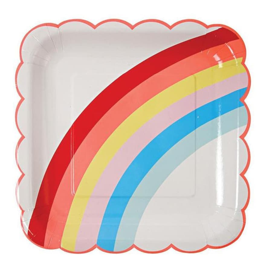 Meri Meri Rainbow Plates Large