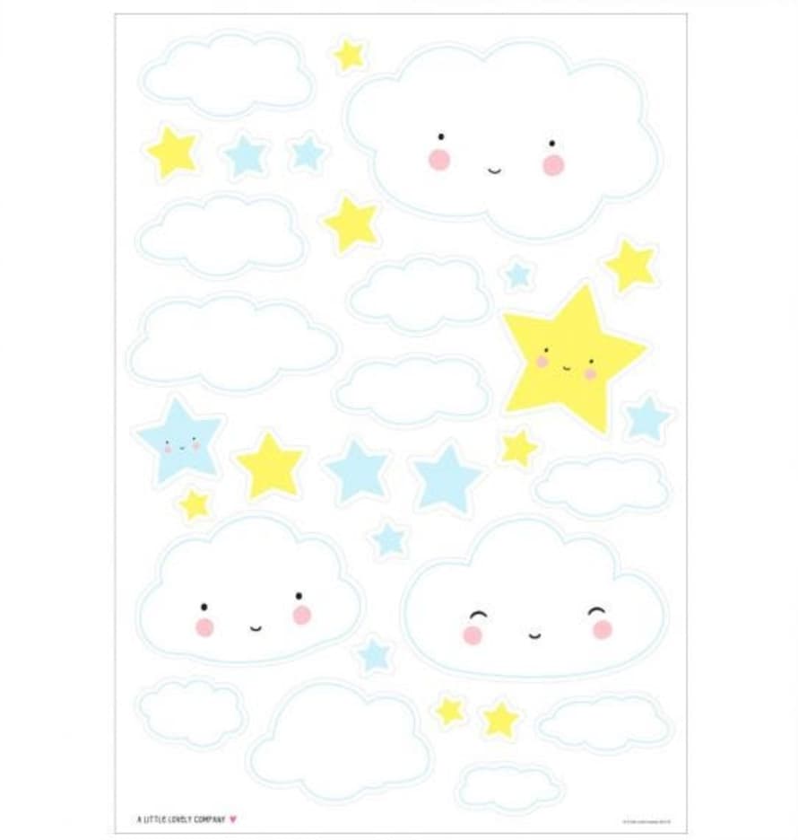 A Little Lovely Company Cloud Wall Stickers