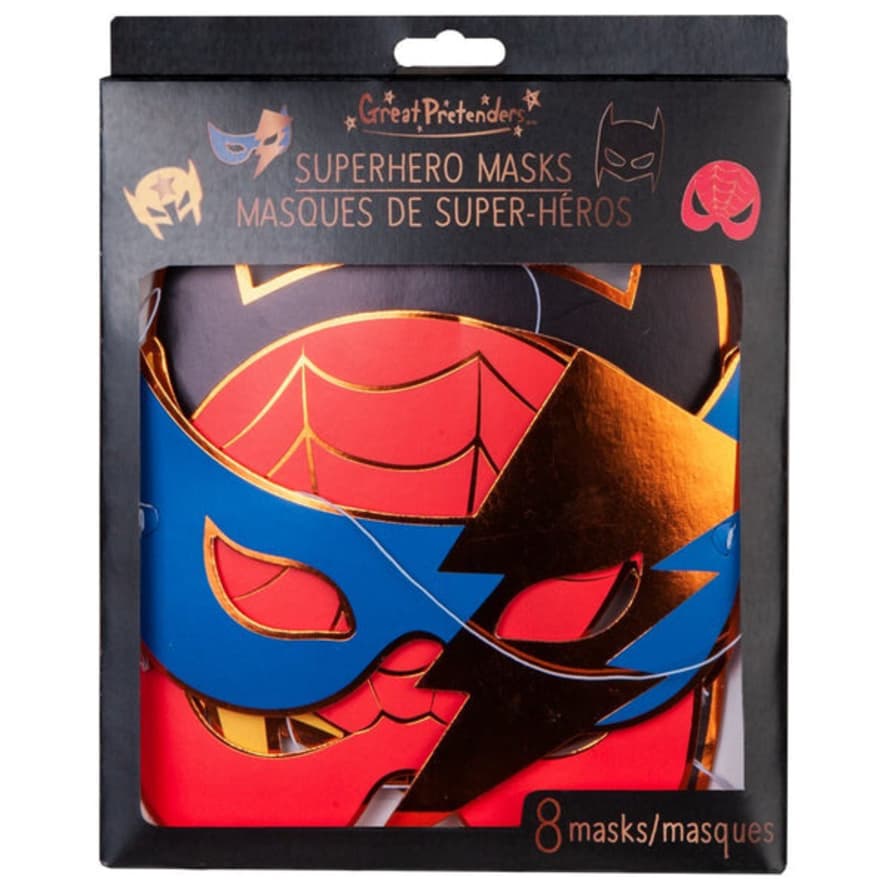 great pretenders Superhero Party Masks