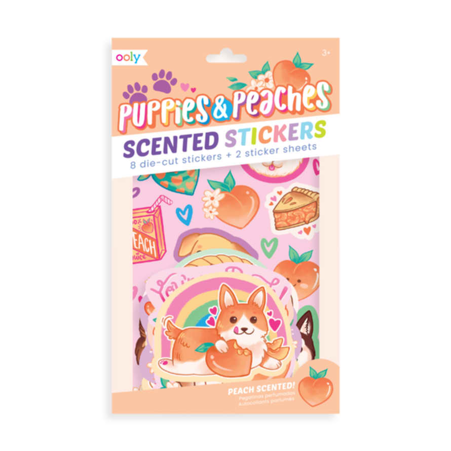 Ooly Puppies And Peaches Scented Stickers