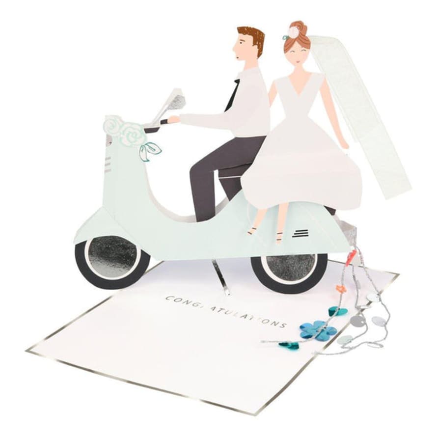 Meri Meri Scooter Couple Stand-Up Card