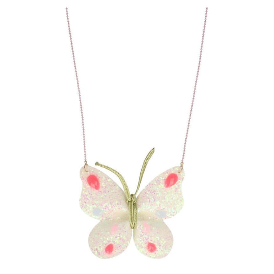 Meri Meri Glitter Butterfly Necklace