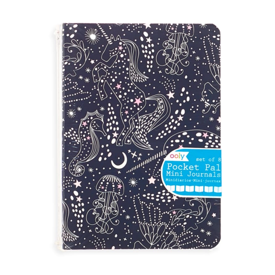 Ooly Celestial Stars Pocket Pal Journals - Set Of 8