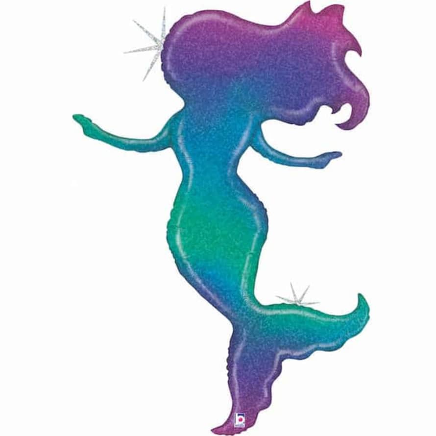 Foil Glitter Mermaid