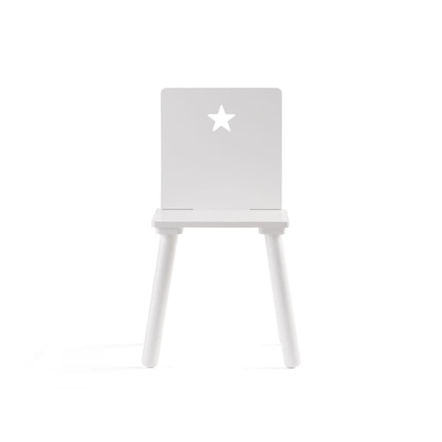 Kids Concept Chair White Star