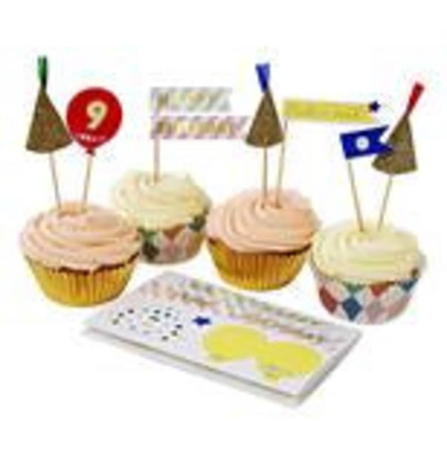 Meri Meri Cupcake Kit Happy Birthday