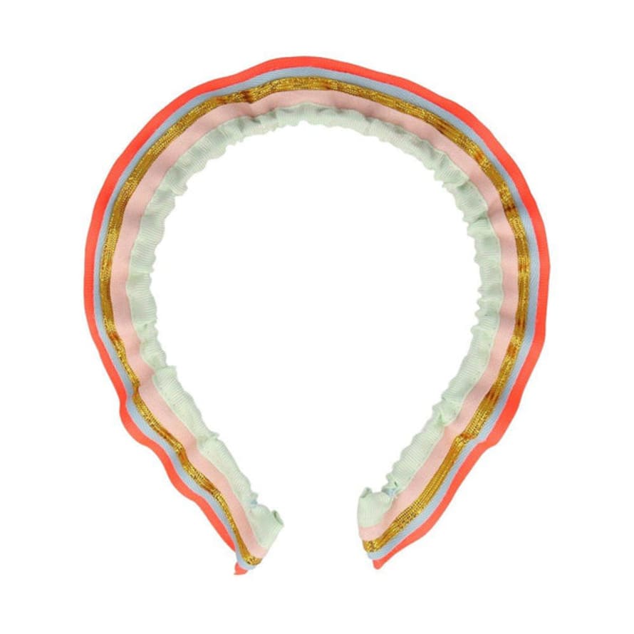 Meri Meri Rainbow Ruffle Headband