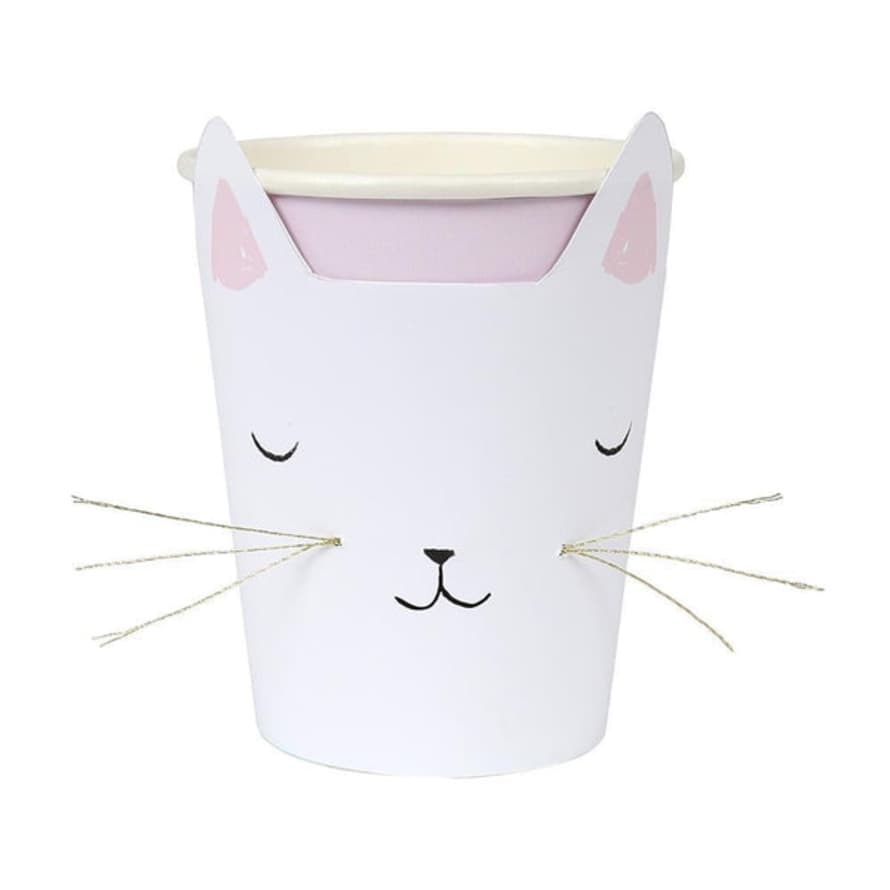 Meri Meri Cat With Whiskers Cups