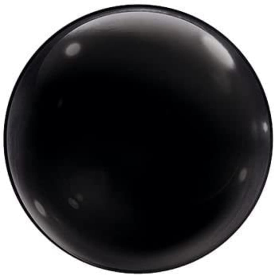 Unique Bubbles - 15" Onyx Black Solid Color Bubbles - Pack Of 4