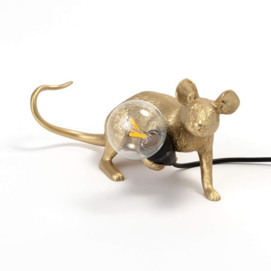 Seletti Lampada Mouse Gold Art 15232