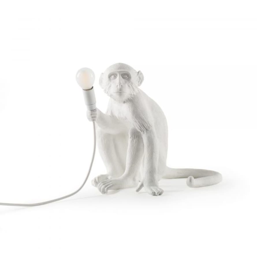 Seletti Lampada Resina Monkey Lamp Seduta Art 14882