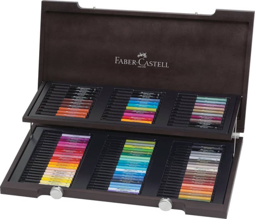 Faber Castell  India Ink Pitt Artist Pen Case Of 90