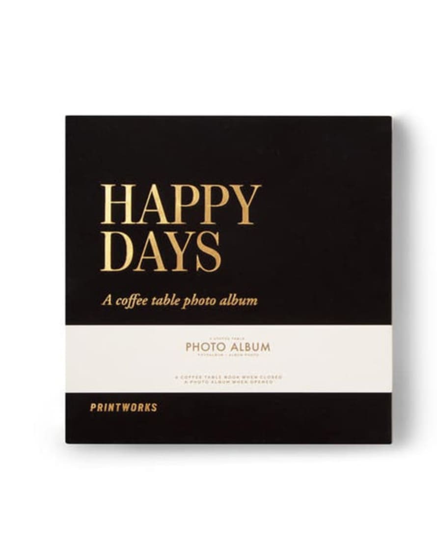 PrintWorks Album Foto Happy Days S Black