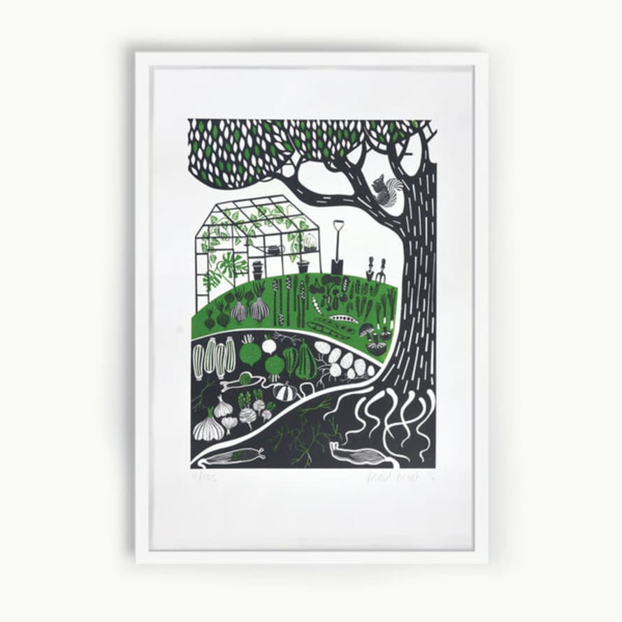 Folded Forest Allotment Print
