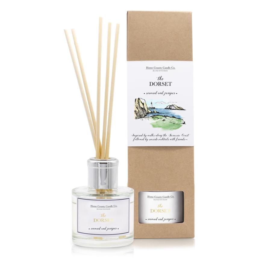 Home County Candle The Dorset Seaweed and Juniper Reed Diffuser