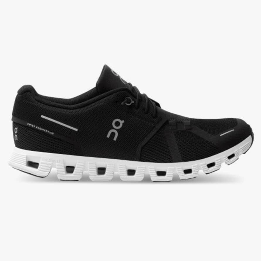 ON Running Cloud 5 Trainers - Black/White
