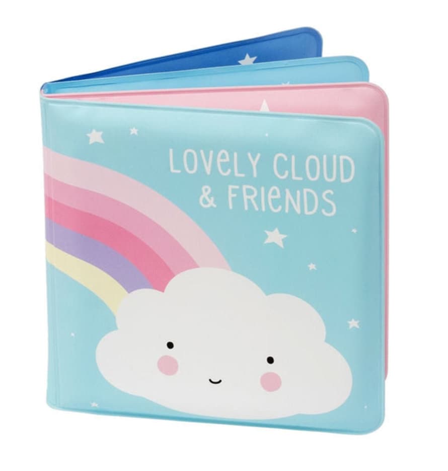 A Little Lovely Company Bath Book Cloud & Friends