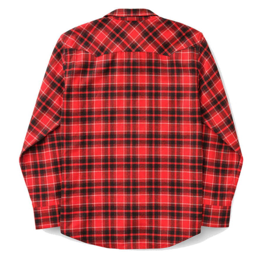 Trouva: Western Flannel Shirt Red / Black / White