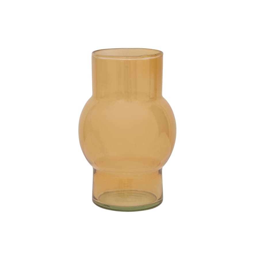 Urban Nature Culture Vase Recycled Glass - Tummy C Apricot Nectar