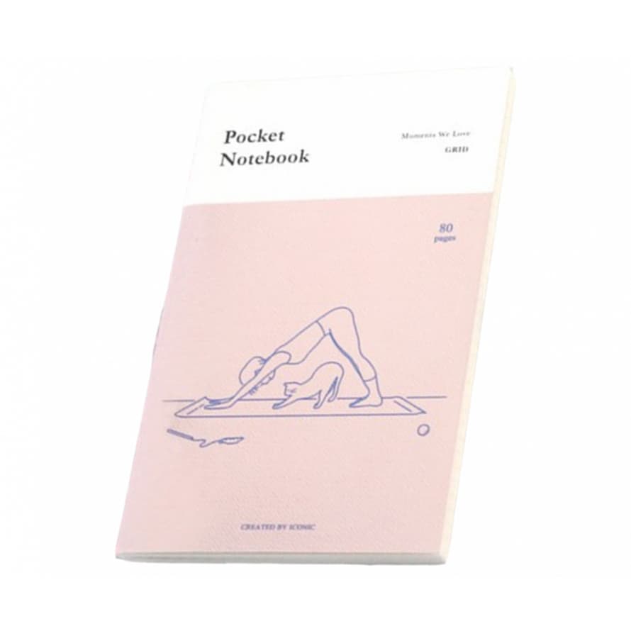 Iconic Pocket A6 Notebook - Grid - Yoga