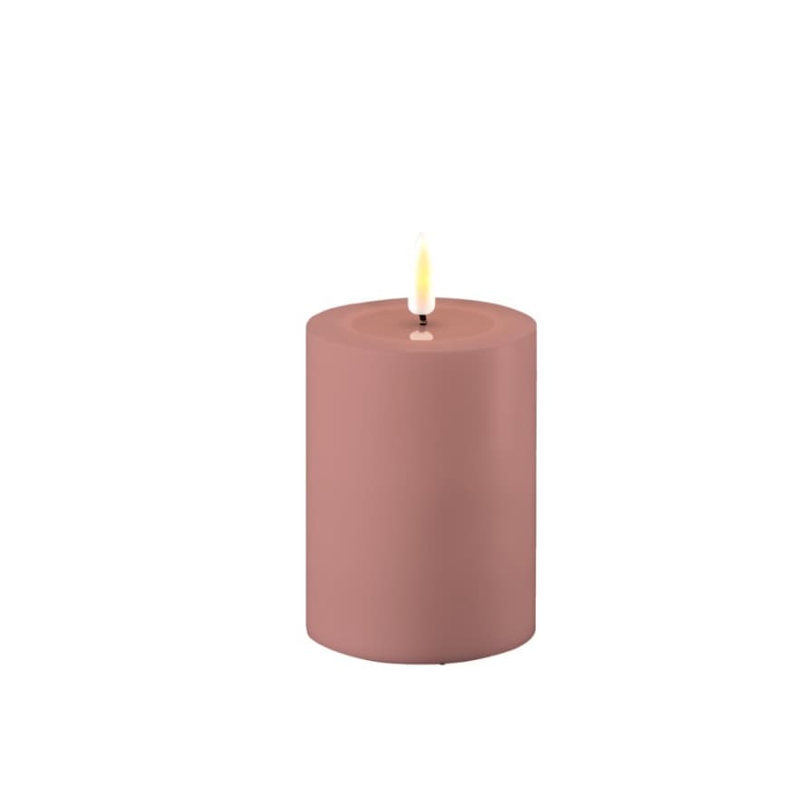 Scottie & Russell Dust Red Outdoor LED Candle -7.5x10cm