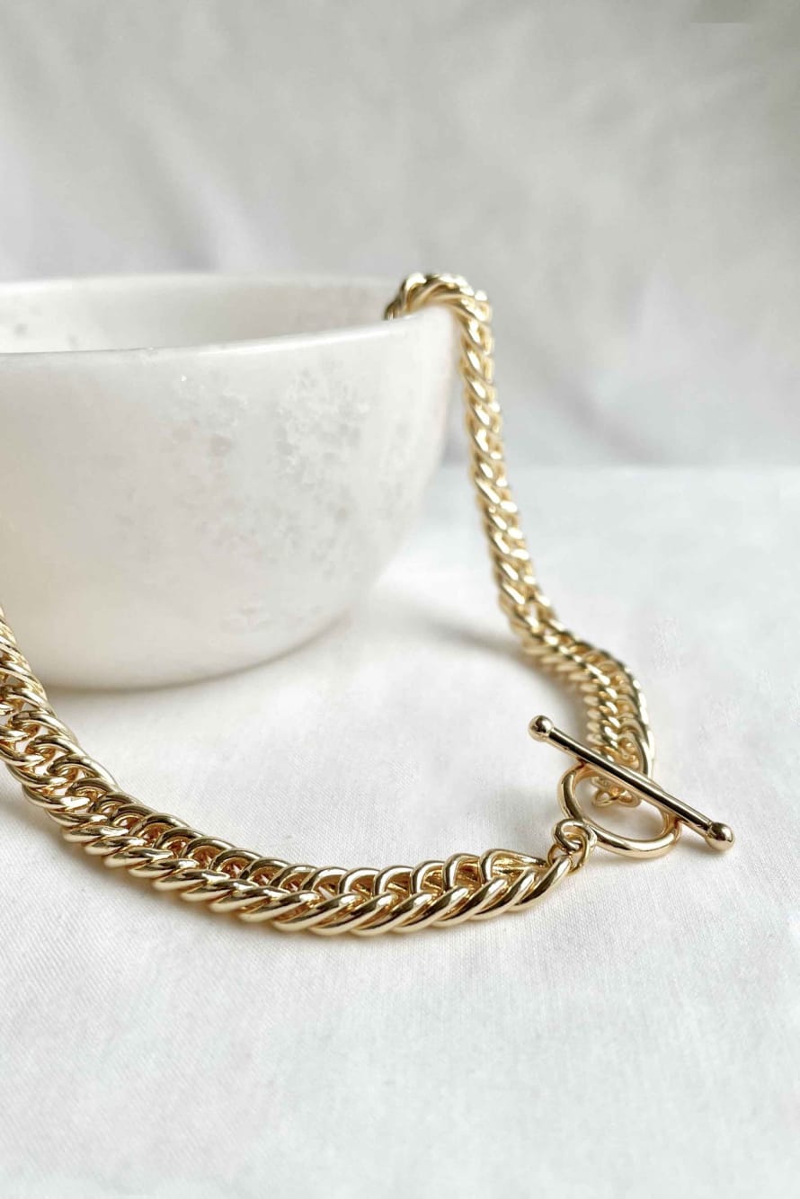 Formation Jewellery Anna Curb Bracelet - Gold Plating 