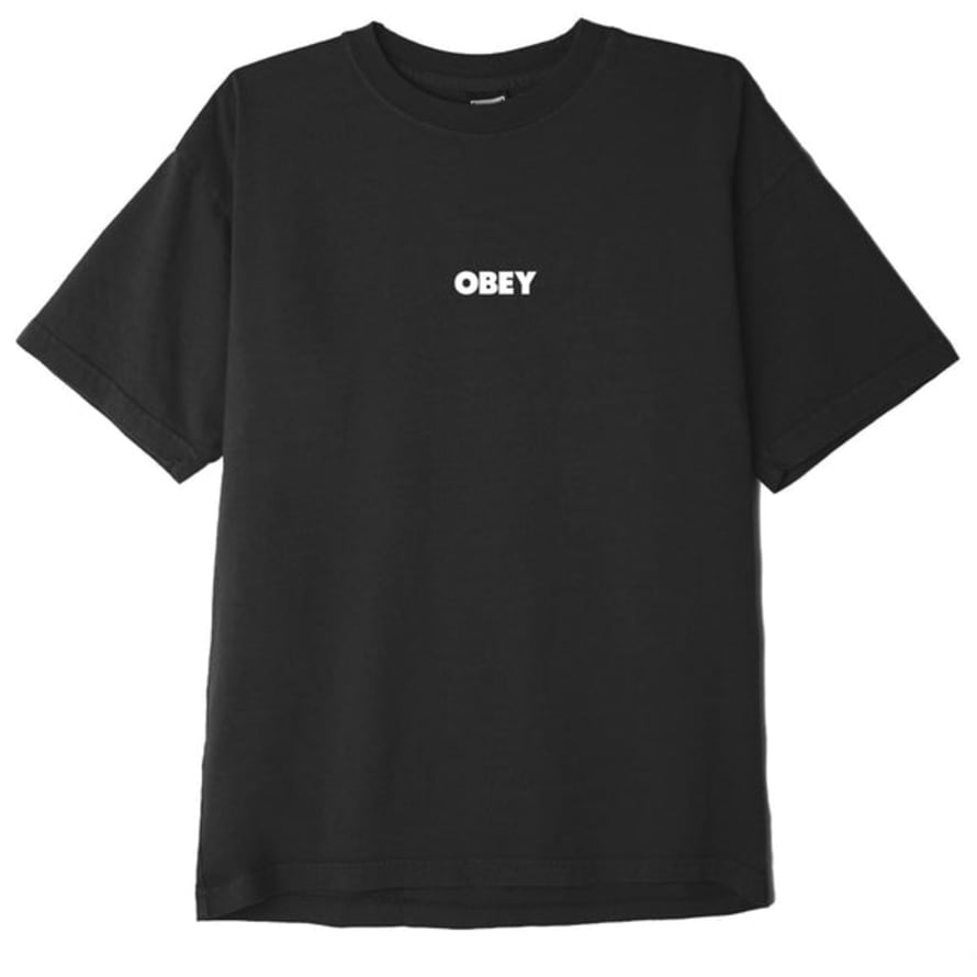 OBEY Bold T-Shirt - Pigment Faded Black