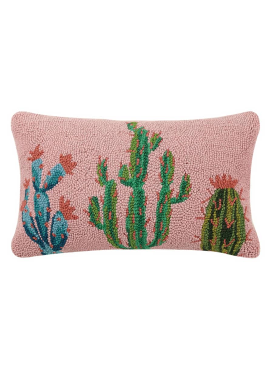 Peking Handicraft Pretty Cactus Hook Pillow