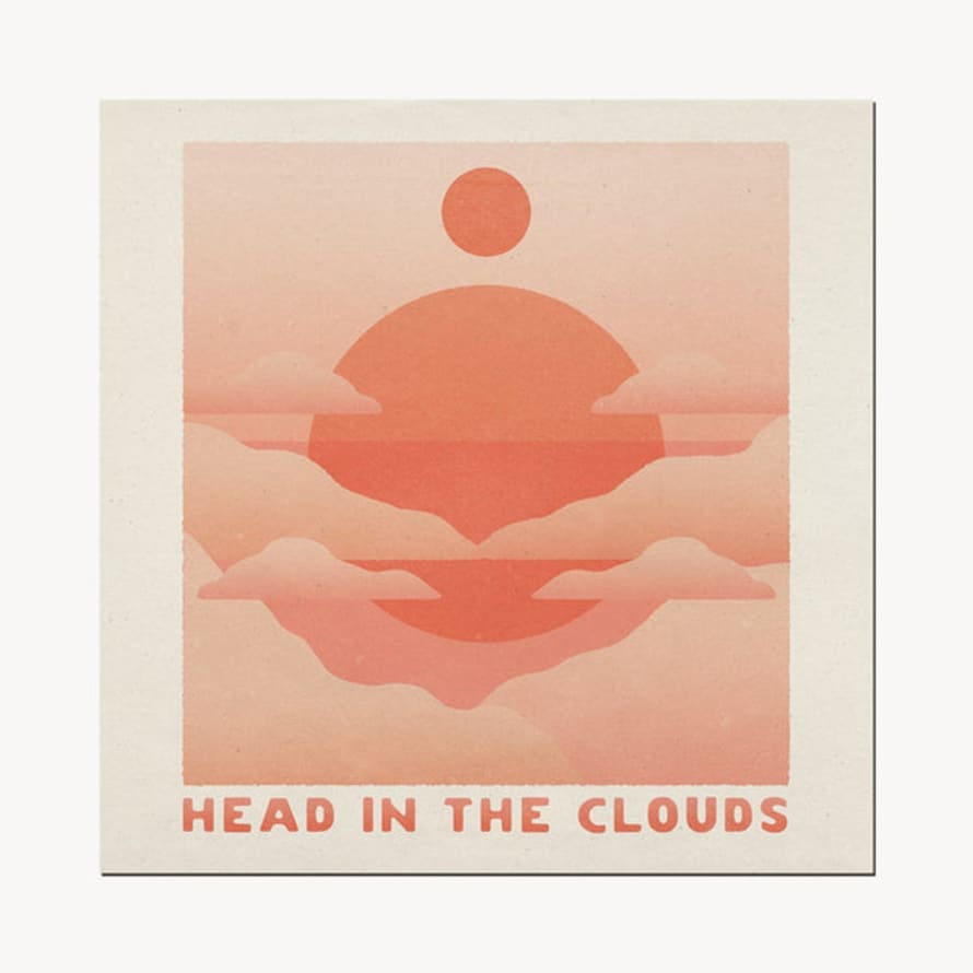 Cai & Jo Head In The Clouds Print