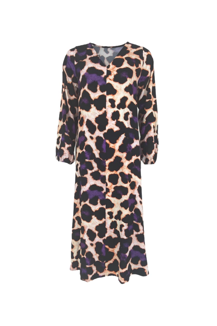Blackcolour Multi Giraffe Print Dress