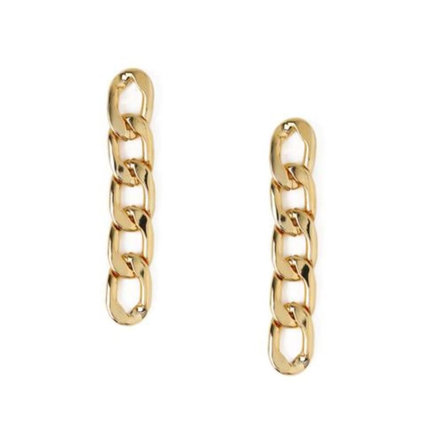 Orelia Chunky Chain Drop Earrings