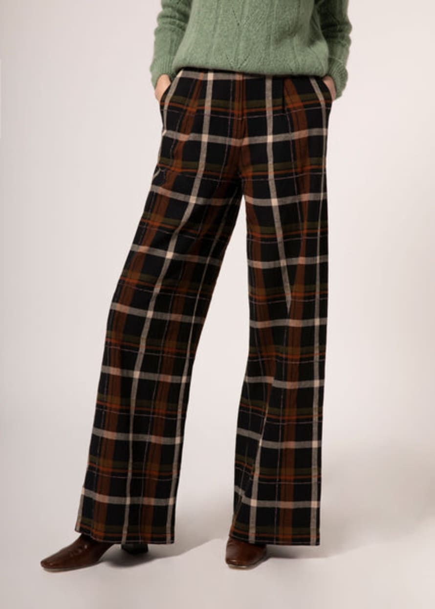 Mint Tea Boutique Frnch Philo Checked Trousers