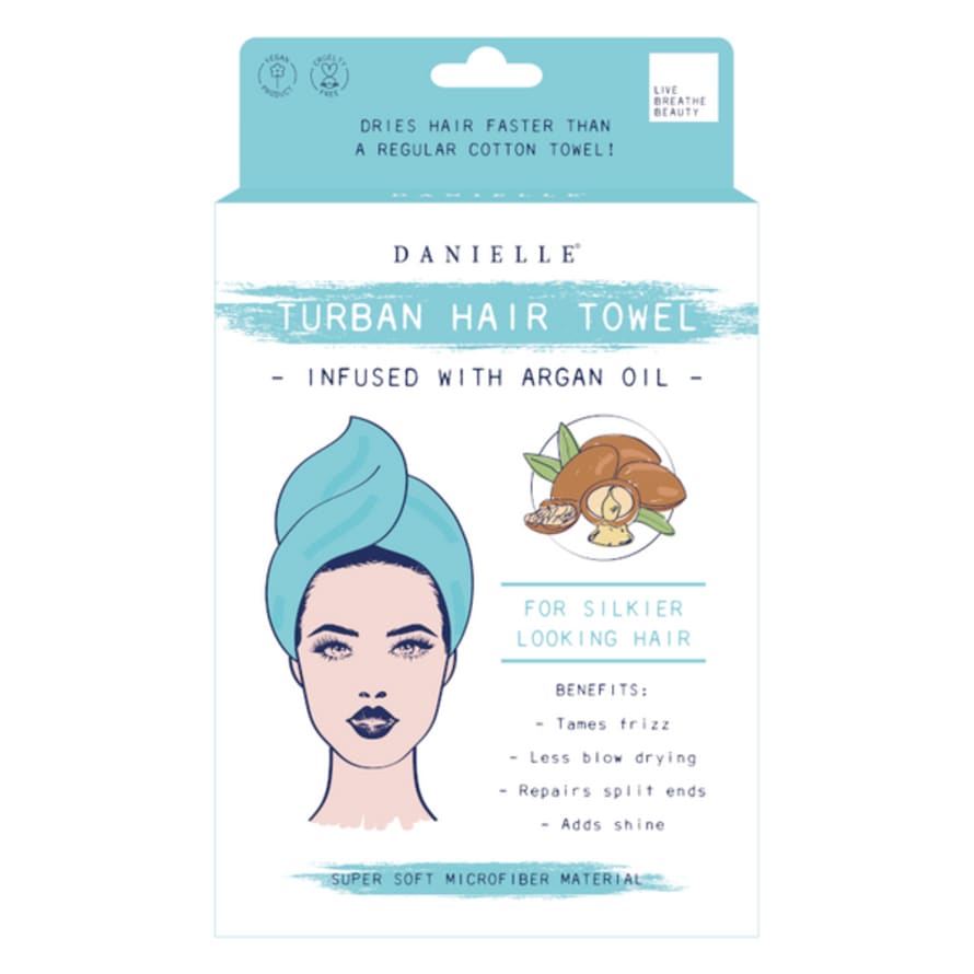 Danielle Creations Argan Oil Infused Hair Turban