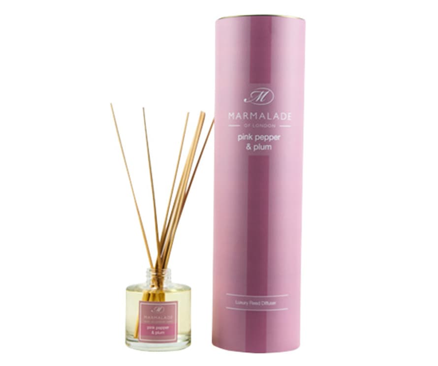 Marmalade of London Pink Pepper & Plum Reed Diffuser 100ml