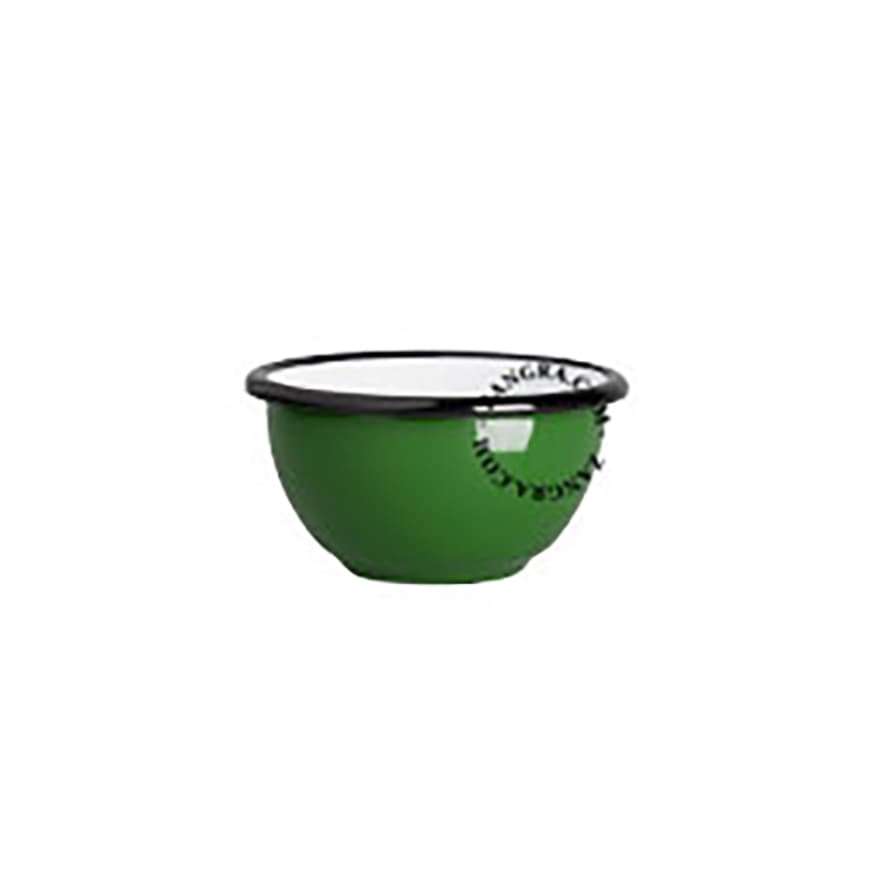 Zangra Medium Green Enamel Bowl