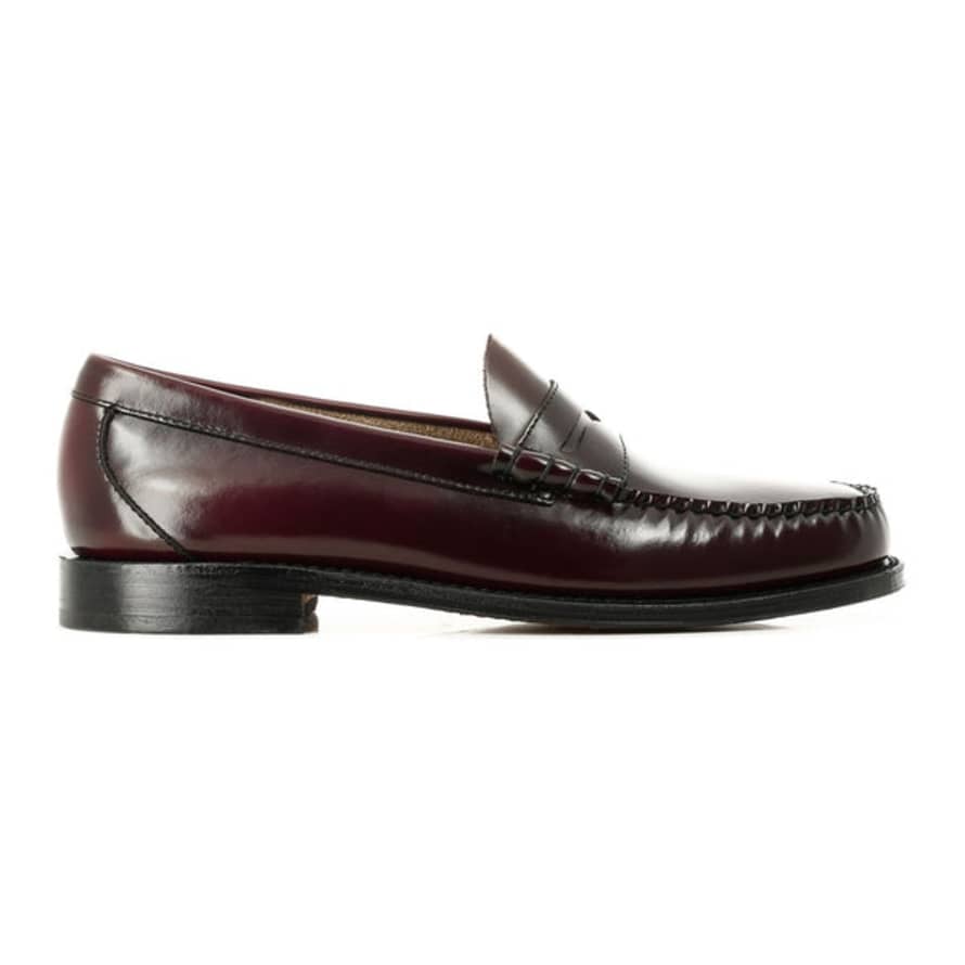 GH Bass Weejuns Larson Penny Loafers - Wine Leather
