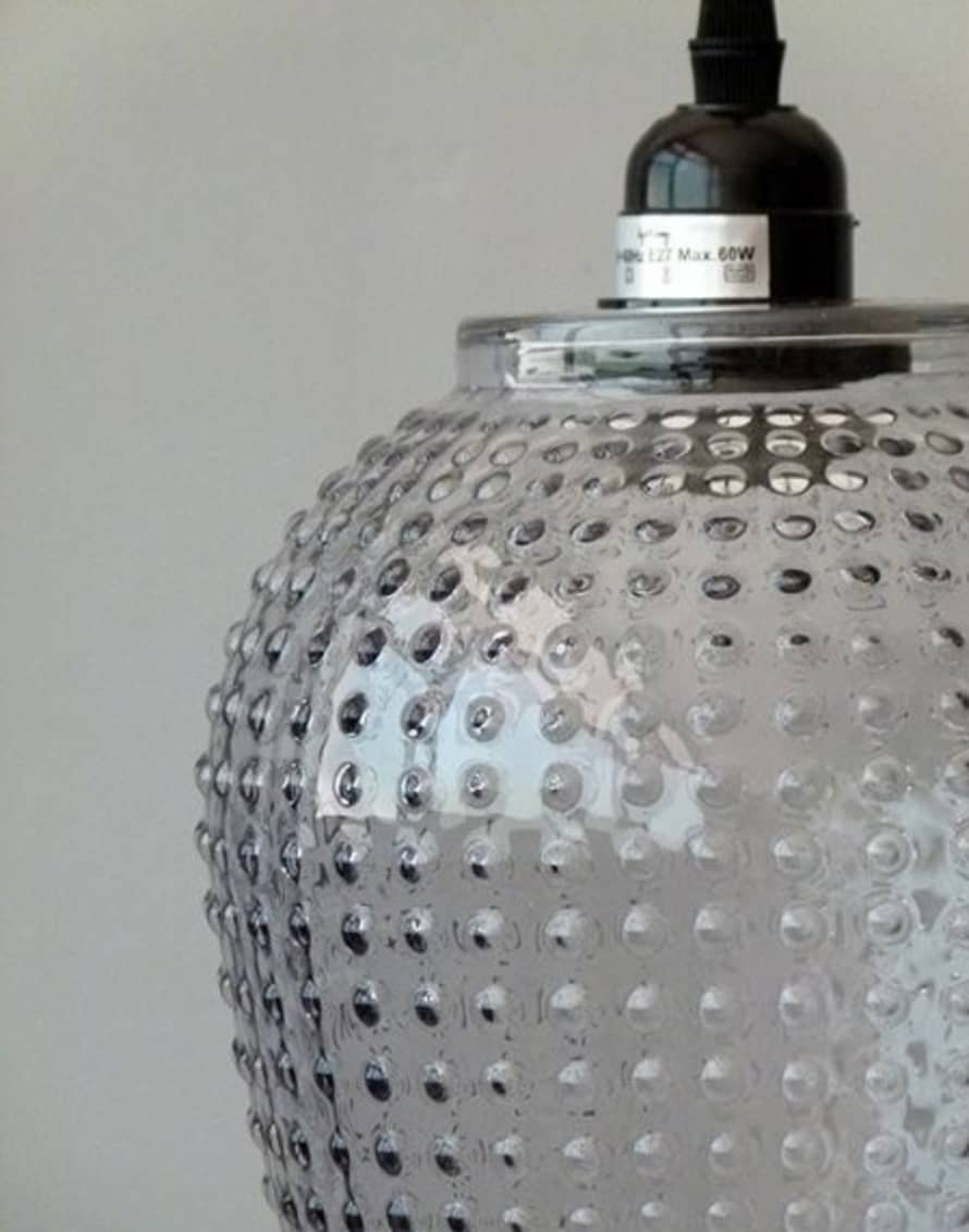 Light & Living Berdina Smoked Glass Pendant Lamp