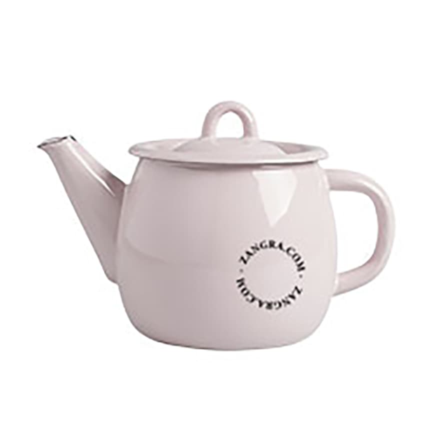 Zangra Enamel Teapot in Pink 1L