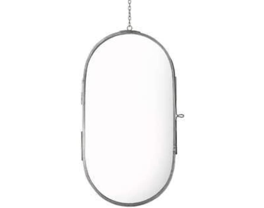 Parlane Hanging Photo Frame Oval Grey