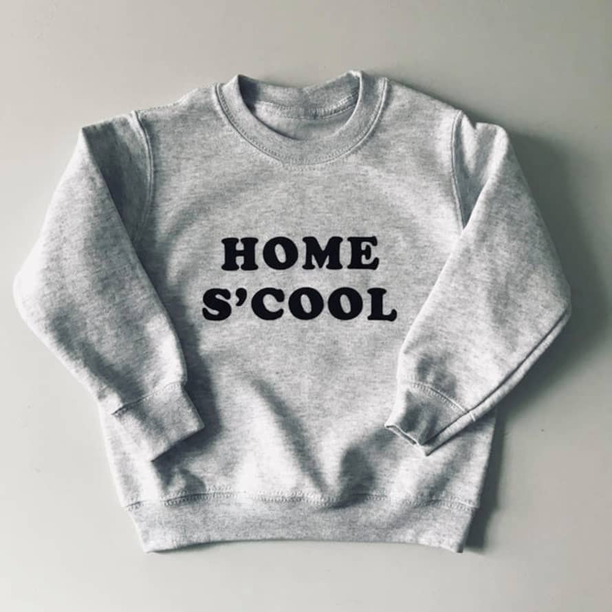ANNUAL STORE Sample Sale Home S'cool Sweatshirt - Heather Grey / Black