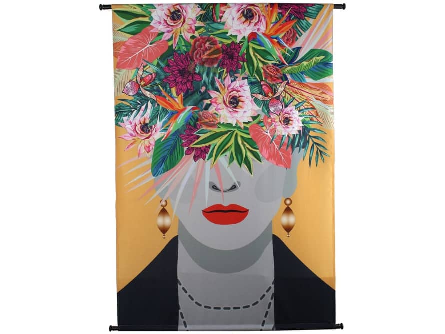 	HD Collection Walldecor - Flower Girl Frida Kahlo