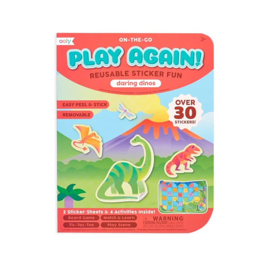 Ooly Play Again Mini On-The-Go Activity Kit - Daring Dino’s