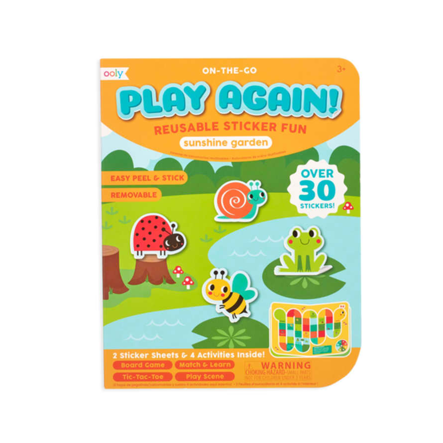 Ooly Play Again Mini On-The-Go Activity Kit - Sunshine Garden