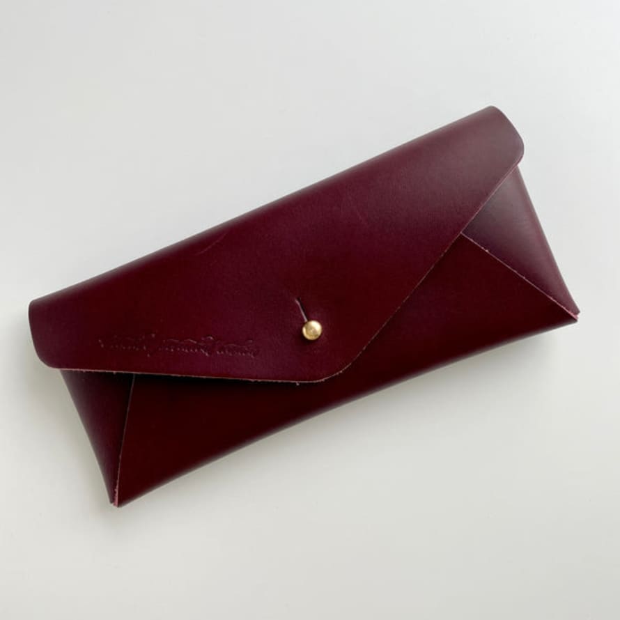 Meticulous Ink Leather Envelope Pencil Case