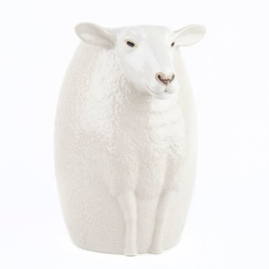 Quail Ceramics - White Faced Suffolk Sheep Flower Vase