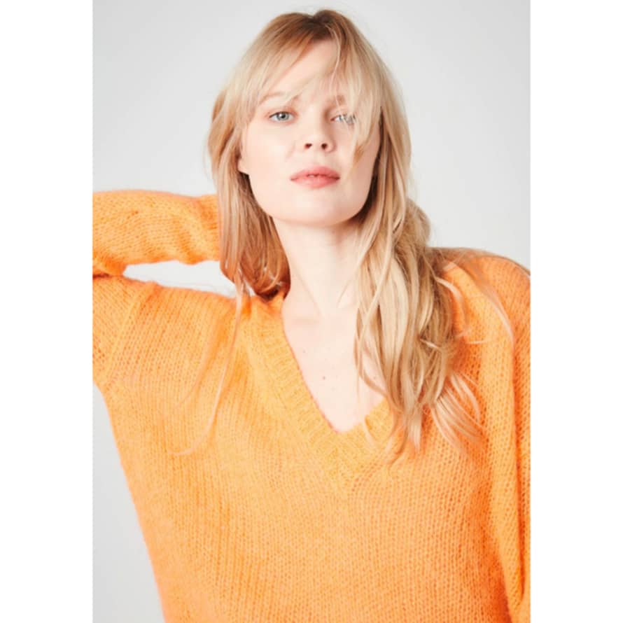 Trouva: Marose Knitted Jumper | Orange
