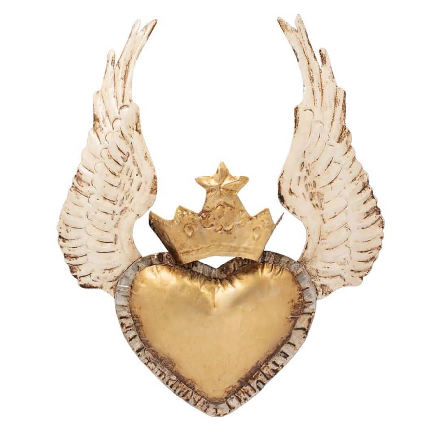 Fantastik San Miguel Winged Golden Heart