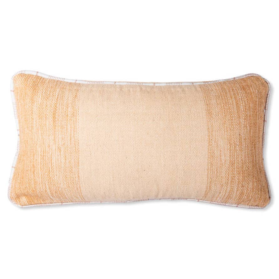 HK Living Hand Woven Natural Wool Cushion