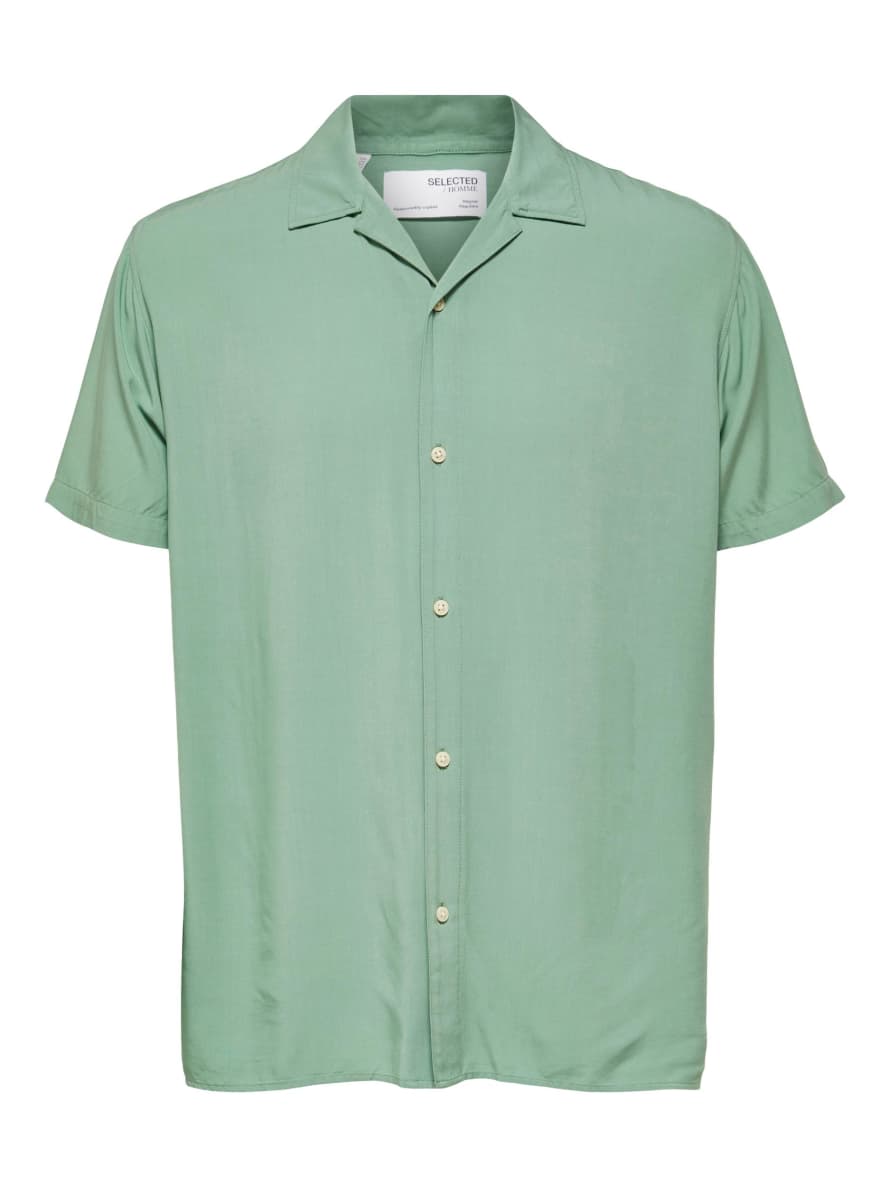 Selected Homme Carlos Shirt - Granite Green 