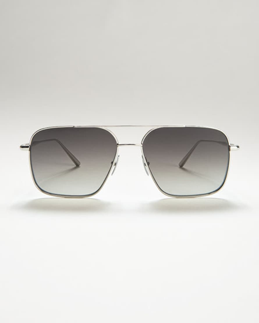 CHIMI Steel Aviator Grey Sunglasses